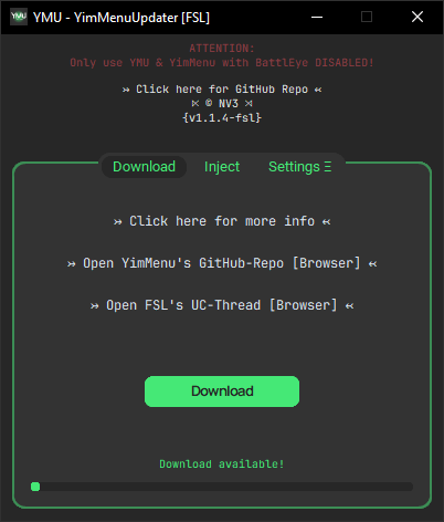 YMU Screenshot - Download Tab v1.1.4